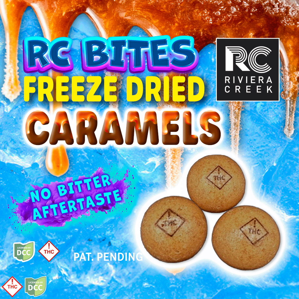 Riviera Creek – RC Bites Freeze Dried Caramels [3pk] (30mg)