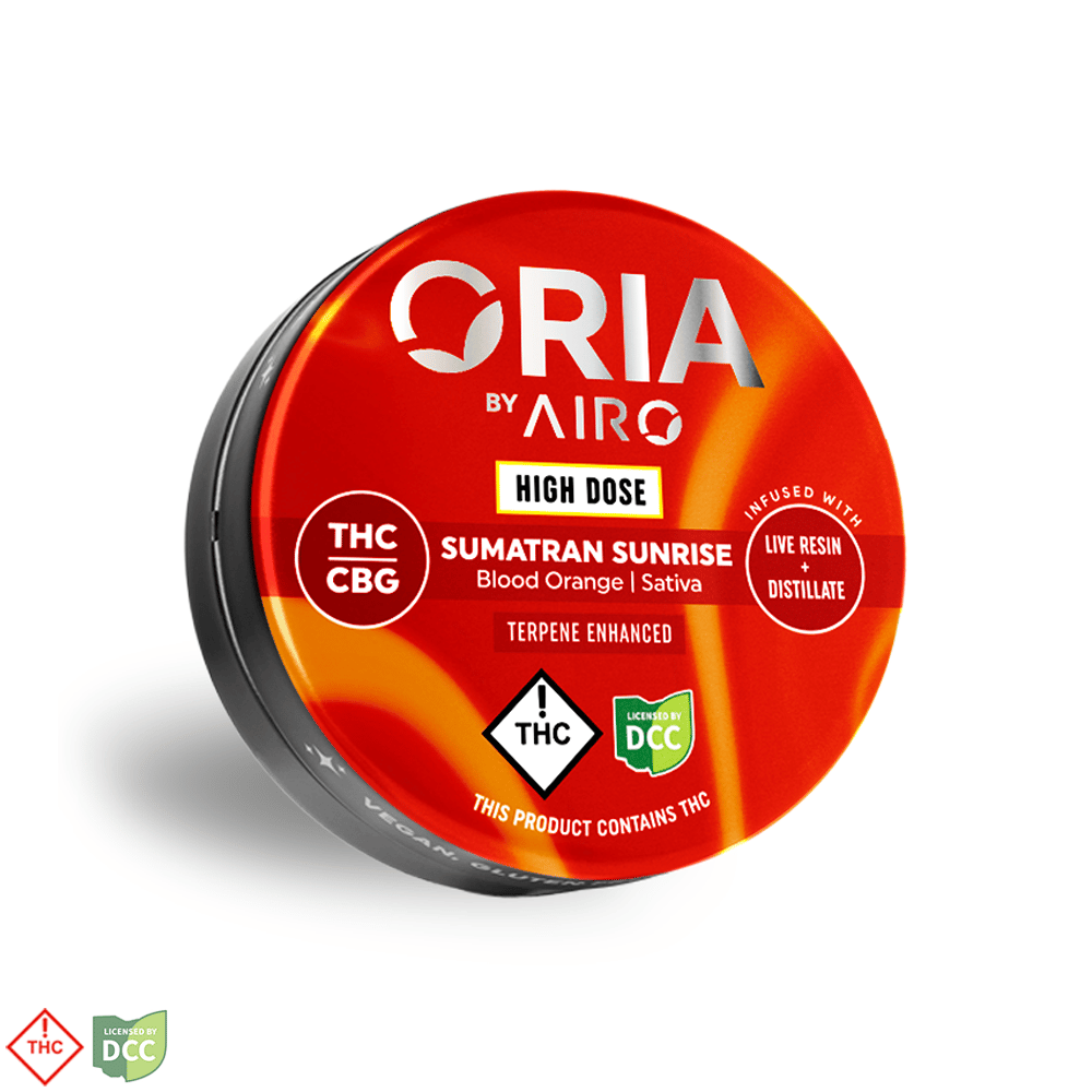 Oria by Airo – Sumatran Sunrise - Blood Orange [10pk] (500mg THC/60mg CBG)