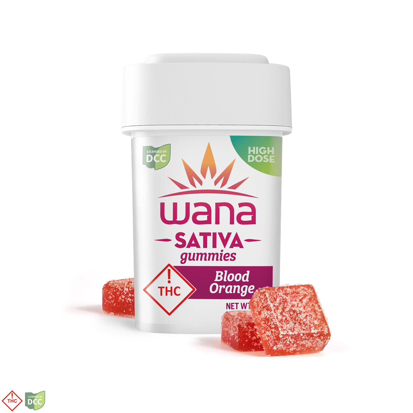 Wana – Blood Orange - Sativa [10pk] (300mg)