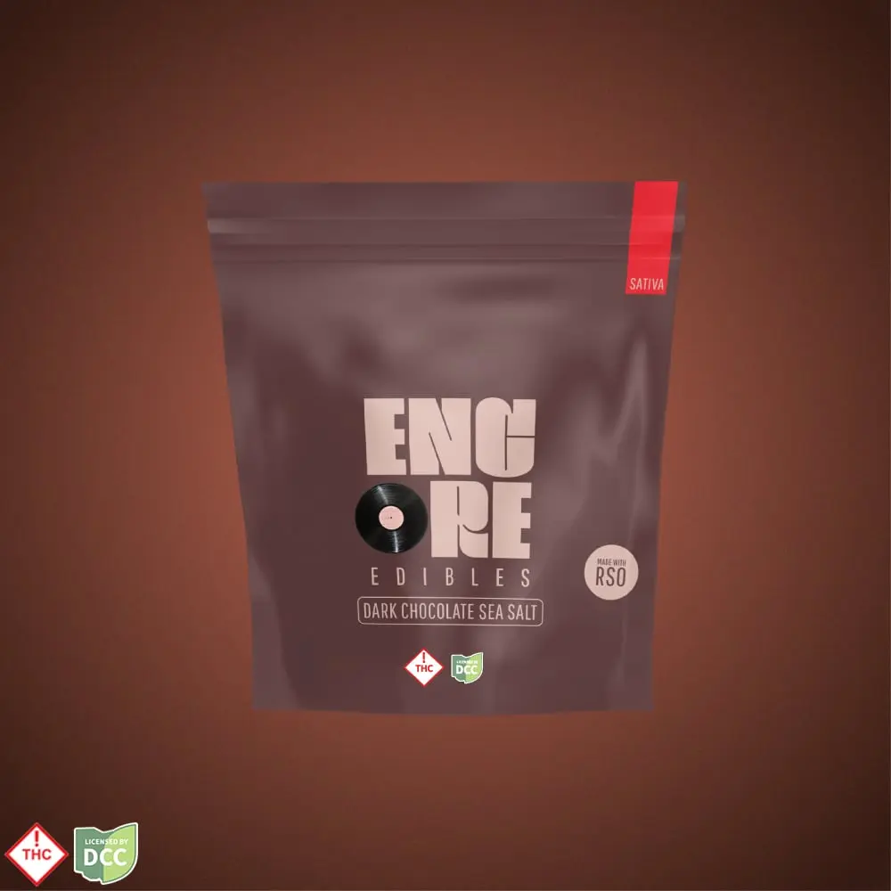 Encore Edibles – Dark Chocolate - Sativa [10pk] (100mg)