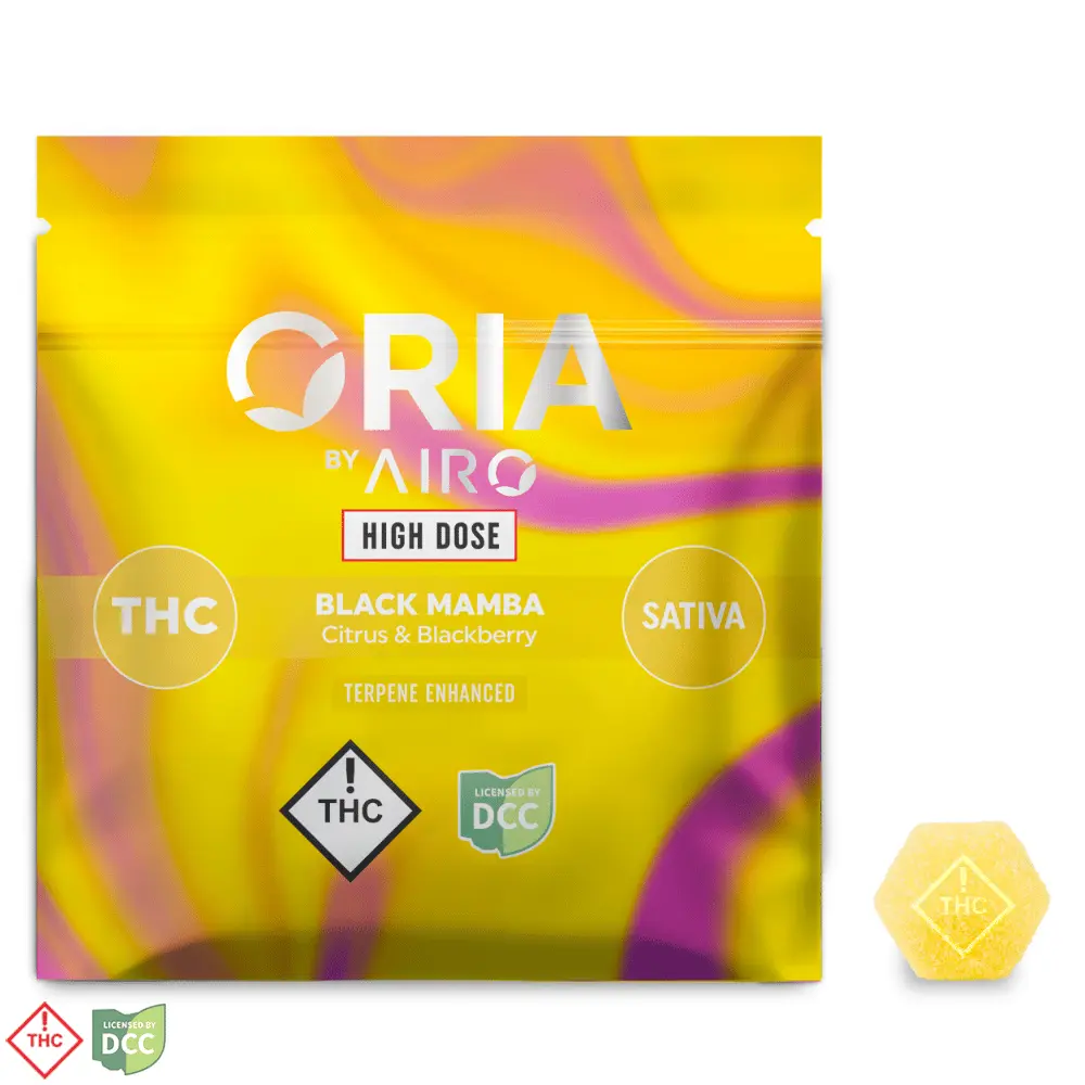 Oria by Airo – Black Mamba - Citrus & Blackberry [10pk] (500mg)