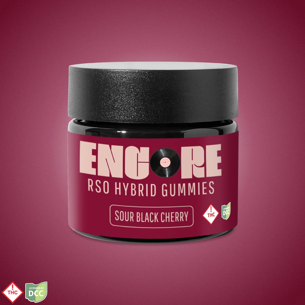 Encore Edibles – Sour Black Cherry RSO - Hybrid [10pk] (110mg)