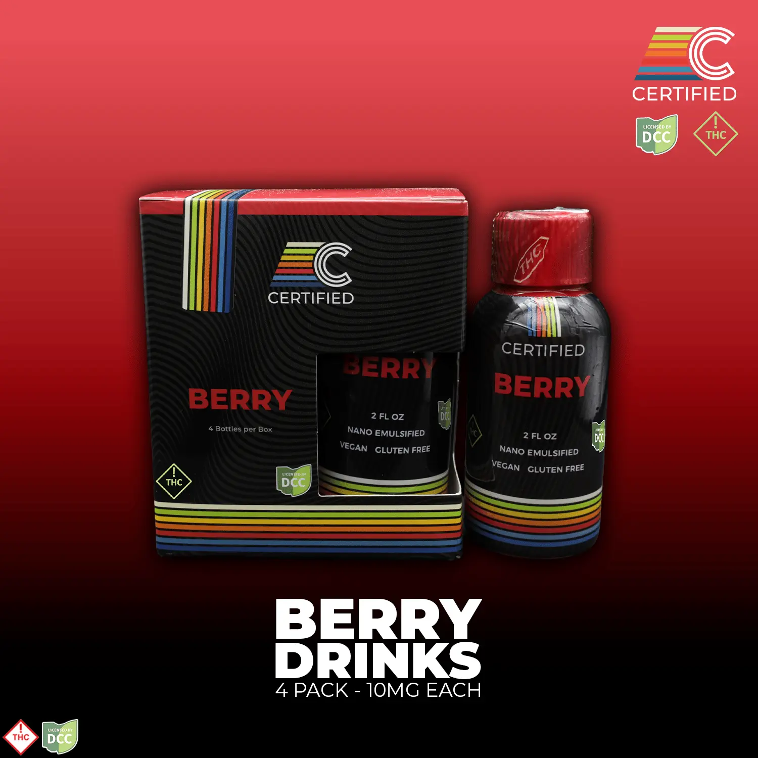 CERTIFIED – Berry [4pk] (40mg)