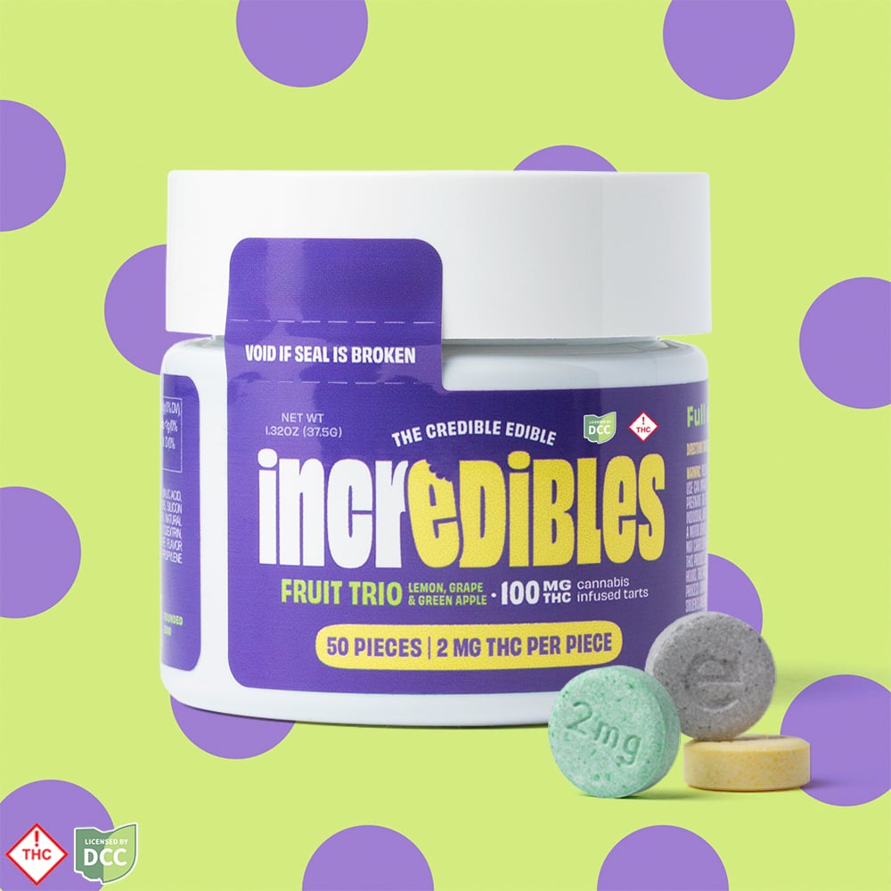 incredibles – Fruit Trio [50pk] (100mg)