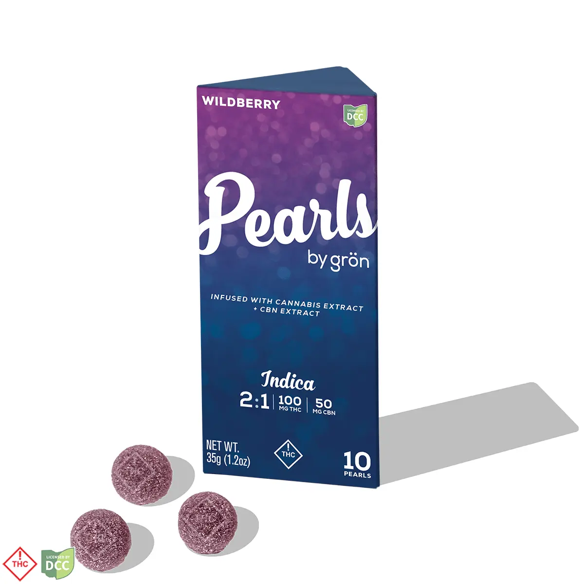 Grön – 2:1 Wildberry [10pk] (100mg THC/50mg CBN)