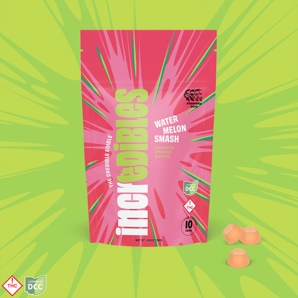 incredibles – Watermelon Smash [10pk] (100mg)