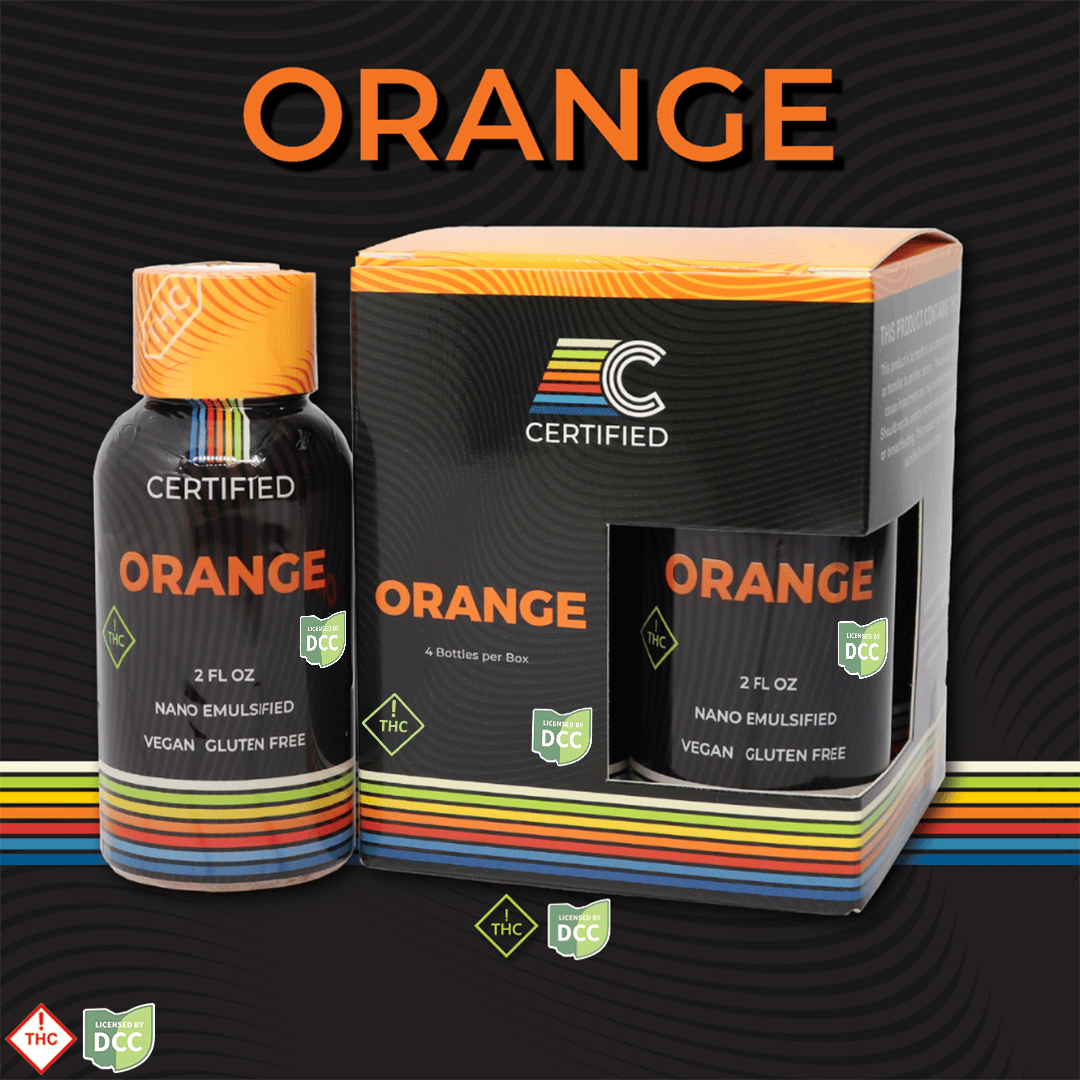 CERTIFIED – Orange [4pk] (100mg)