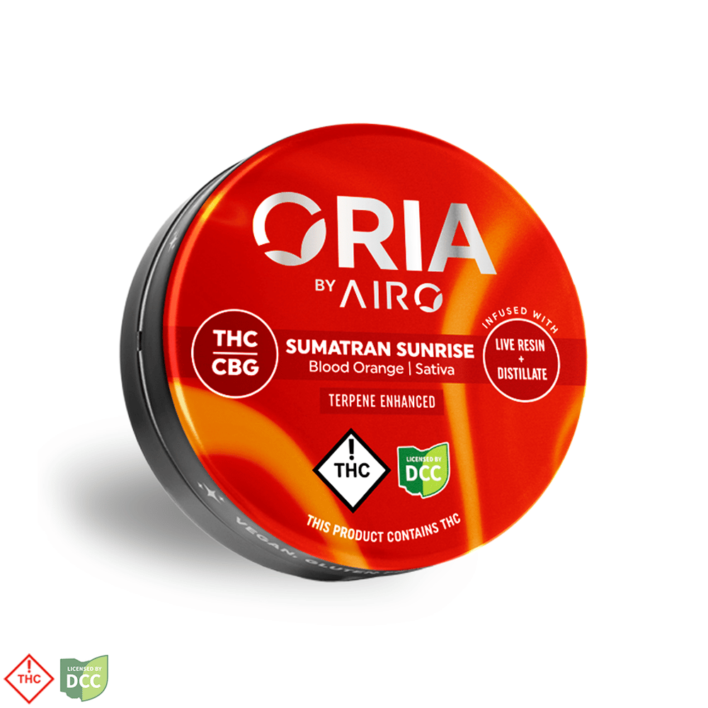 Oria by Airo – Sumatran Sunrise - Blood Orange [10pk] (100mg THC/50mg CBG)