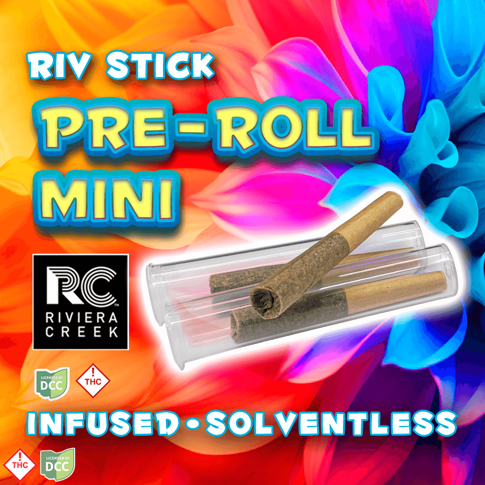 Riviera Creek – Riv Stick Infused Pre Roll Minis (.33g)