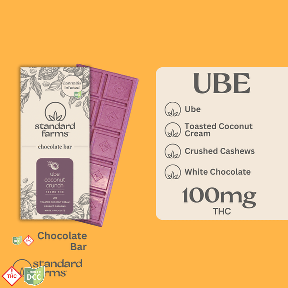 Standard Farms – Ube Coconut Crunch [10pk] (100mg)