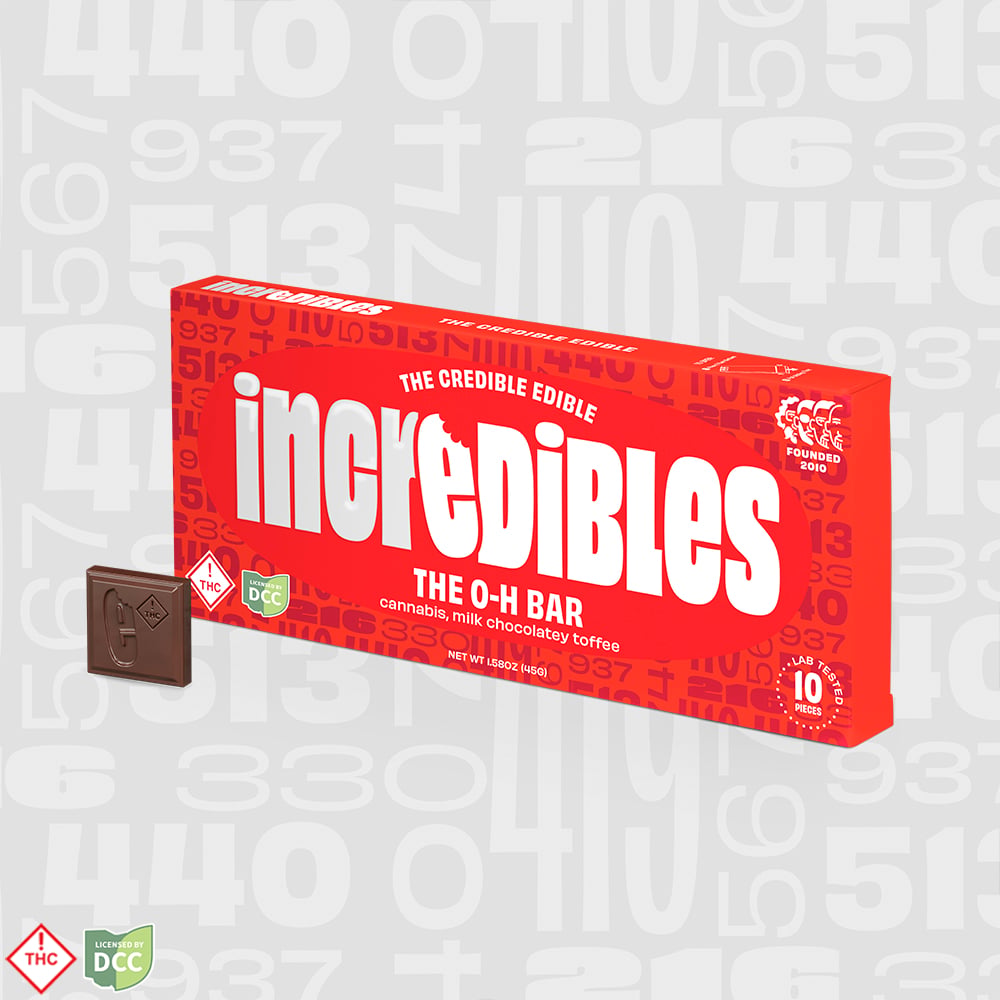 incredibles – The O-H Bar [10pk] (100mg THC)