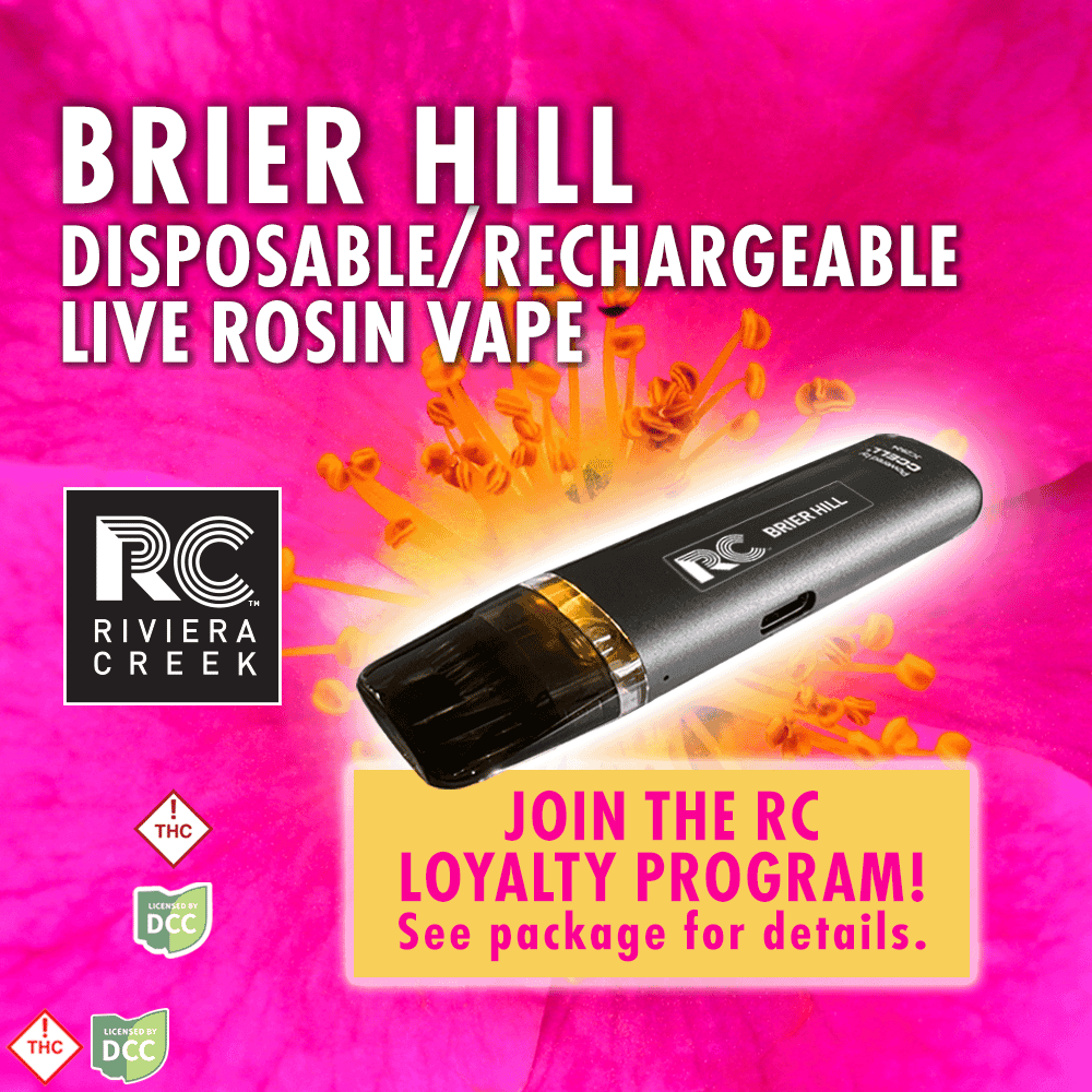 Riviera Creek – Brier Hill Disposable/Rechargeable Live Rosin Vape