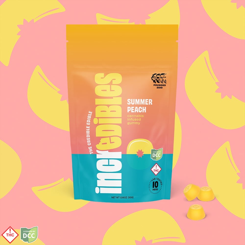 incredibles – Summer Peach [10pk] (100mg)