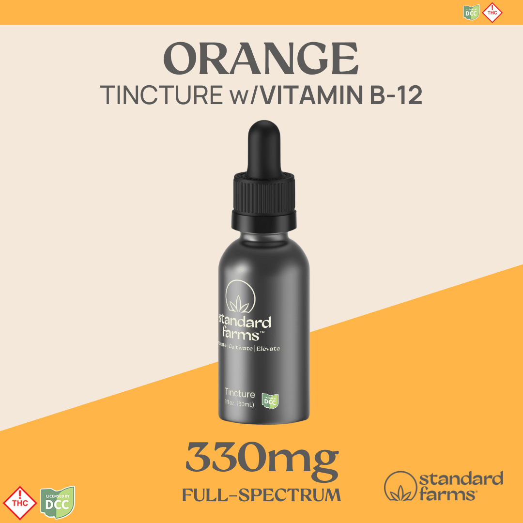 Standard Farms – Daytime Tincture w/ Vitamin B-12 3 Day Orange [30ml] (330mg)