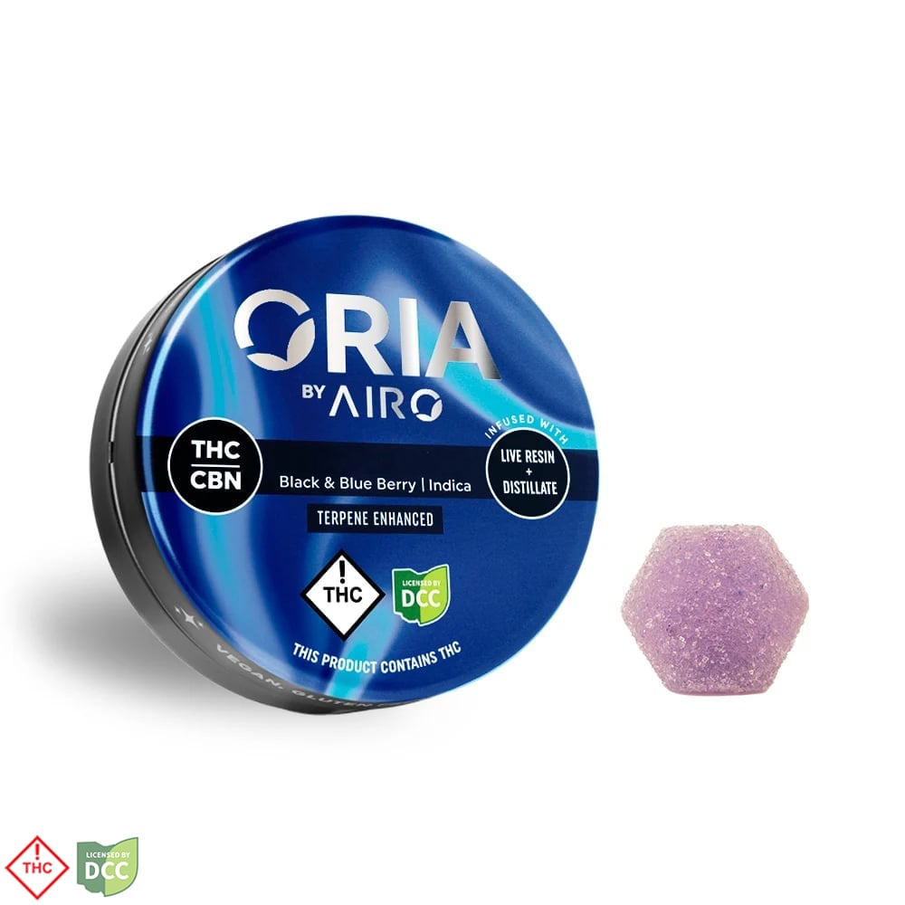 Oria by Airo – Crescent Blues [10pk] (500mg THC/50mg CBN)
