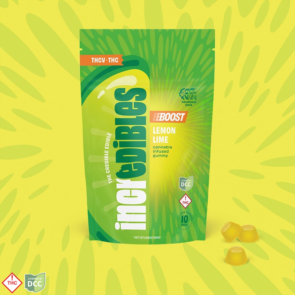 incredibles – 10:5:1 Lemon Lime Boost + THCV [10pk] (100mg THCV/50mg CBD/10mg THC)
