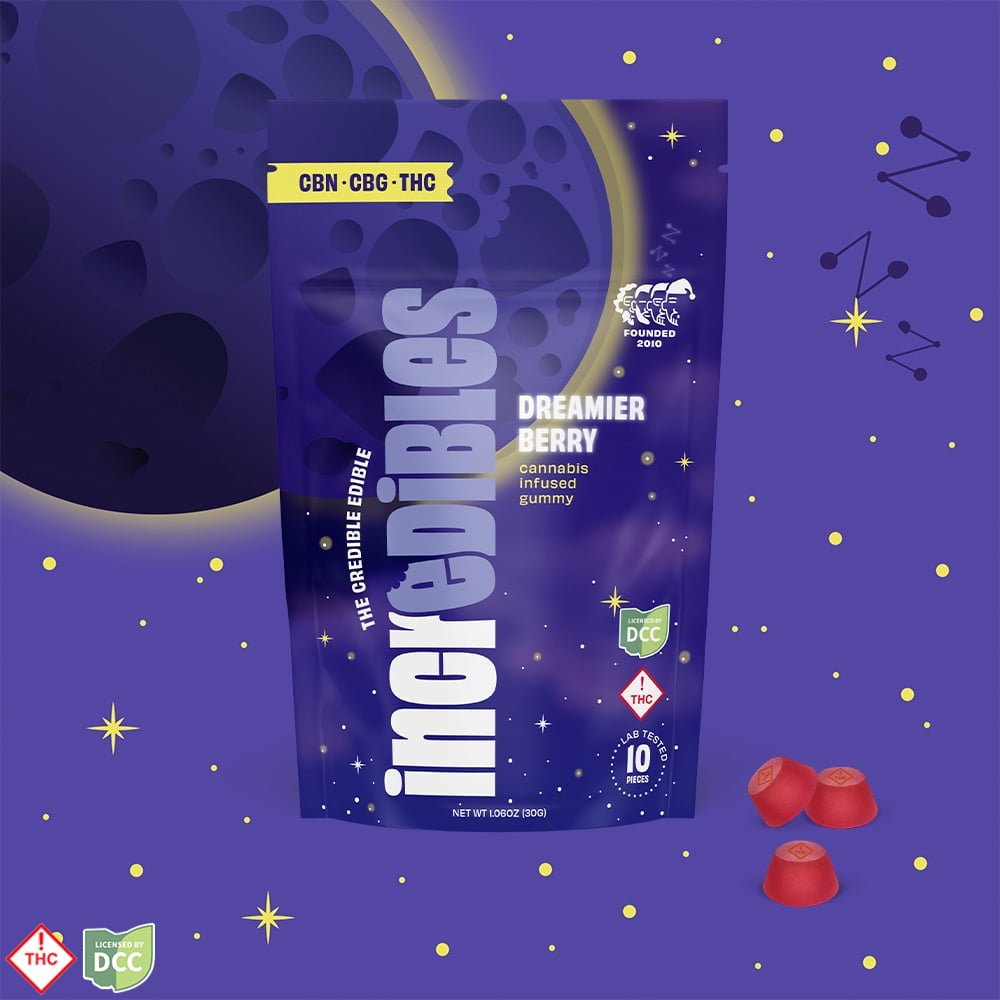 incredibles – 4:1:1 Dreamier Berry [10pk] (220mg THC/55mg CBN/55mg CBG)