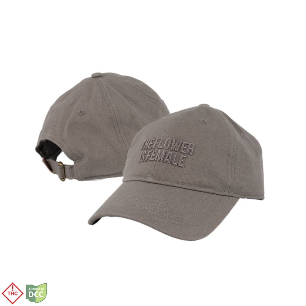 Beboe – Flower is Female - 3D Embroidered - Grey [OS]