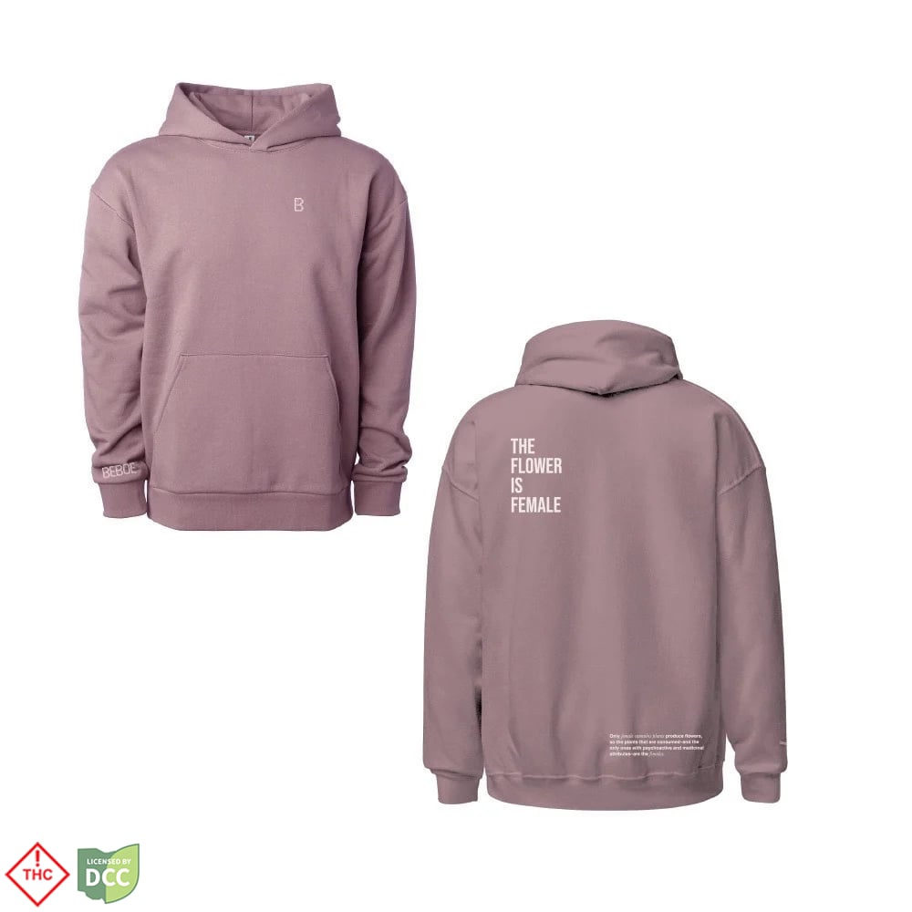 Beboe – Flower Is Female Hoodie - Orchid [XL]