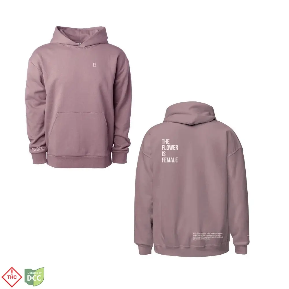 Beboe – Flower Is Female Hoodie - Orchid [S]
