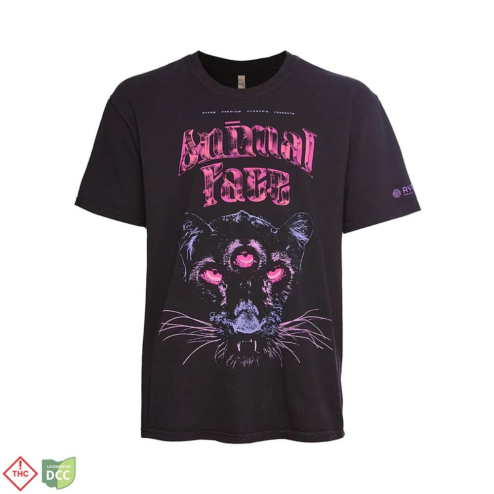 RYTHM – Animal Face - Black [M]